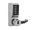 Dormakaba Dormakaba Simplex LR1041 Pushbutton Cylindrical Lever Lock, Combination Entry/Passage Functions with Key Override DOR-L1000-Key Override-4