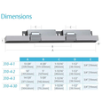 HES Folger Adam 310-4-30 Complete Pacs for Surface Vertical Rods