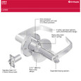 Corbin Russwin Corbin Russwin CL3340NT Exit Latch Extra Heavy-Duty Cylindrical Lever Lock COR-CL3340NT-NON-KEYED