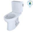 TOTO CST454CUFRG#01 Drake II 1G Two-Piece Elongated 1.0 GPF Universal Height Toilet with CEFIONTECT and Right-Hand Trip Lever
