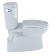 TOTO CST474CEFRG#01 Vespin II Two-Piece Elongated 1.28 GPF Universal Height Skirted Toilet with CEFIONTECT and Right-Hand Trip Lever