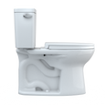 TOTO MS776124CSG#01 Drake Two-Piece Elongated 1.6 GPF TORNADO FLUSH Toilet with CEFIONTECT and SoftClose Seat WASHLET+ Ready