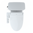 TOTO MW7763074CSG#01 Drake WASHLET+ Two-Piece Elongated 1.6 GPF TORNADO FLUSH Toilet with C2 Bidet Seat