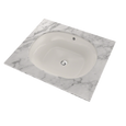 TOTO LT483G Maris 17-5/8" x 14-9/16" Oval Undermount Bathroom Sink with CEFIONTECT