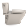 TOTO MS442124CUFG Nexus 1G Two-Piece Elongated 1.0 GPF Universal Height Toilet with CEFIONTECT and SS124 SoftClose Seat WASHLET+ Ready