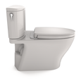 TOTO MS442124CUFG Nexus 1G Two-Piece Elongated 1.0 GPF Universal Height Toilet with CEFIONTECT and SS124 SoftClose Seat WASHLET+ Ready