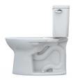 TOTO CST776CEFRG.10#01 Drake Two-Piece Elongated 1.28 GPF Universal Height TORNADO FLUSH Toilet with CEFIONTECT and Right-Hand Trip Lever 10 Inch Rough-In