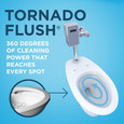 TOTO CT725CU#01 TORNADO FLUSH Commercial Flushometer Floor-Mounted Toilet Elongated