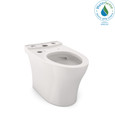 TOTO CT446CEFGNT40 Aquia IV Elongated Universal Height Skirted Toilet Bowl with CEFIONTECT WASHLET+ Ready