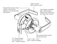 Corbin Russwin Corbin Russwin CL3520 Privacy Heavy-Duty Cylindrical Lever Lock COR-CL3520-NON-KEYED