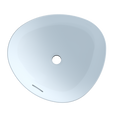 TOTO LT477G#01 Kiwami Asymmetrical Vessel Bathroom Sink with CEFITONTECT