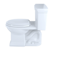 TOTO MS814224CUFRG#01 Promenade II 1G One-Piece Elongated 1.0 GPF Universal Height Toilet with CEFIONTECT and Right-Hand Trip Lever