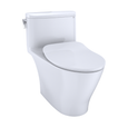 TOTO MS642234CEFG#01 Nexus One-Piece Elongated 1.28 GPF Universal Height Toilet with CEFIONTECT and SS234 SoftClose Seat WASHLET+ Ready