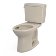 TOTO CST776CSFG Drake Two-Piece Elongated 1.6 GPF Universal Height TORNADO FLUSH Toilet with CEFIONTECT