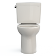 TOTO CST776CSFG Drake Two-Piece Elongated 1.6 GPF Universal Height TORNADO FLUSH Toilet with CEFIONTECT