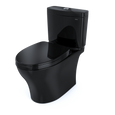 TOTO MS446124CEMGN Aquia IV WASHLET+ Two-Piece Elongated Dual Flush 1.28 and 0.9 GPF Toilet with CEFIONTECT