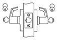 Corbin Russwin Corbin Russwin CL3582 Store Door Double Cylinder Heavy-Duty Cylindrical Lever Lock COR-CL3582-KEYED