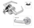 Falcon Falcon K581 - Storeroom Lock - Grade 1 Push-Turnbutton Keyed Cylindrical Lock FAL-K581-KEYED