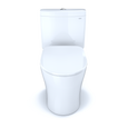 TOTO MS446234CEMFGN#01 Aquia IV Two-Piece Elongated Dual Flush 1.28 and 0.9 GPF Toilet with CEFIONTECT and SoftClose Seat WASHLET+ Ready
