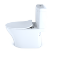 TOTO MS446234CEMGN#01 Aquia IV Two-Piece Elongated Dual Flush 1.28 and 0.9 GPF Toilet with CEFIONTECT and SoftClose Seat WASHLET+ Ready