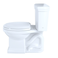 TOTO CST404CEFG Promenade II Two-Piece Elongated 1.28 GPF Universal Height Toilet with CEFIONTECT
