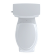 TOTO CST404CEFG Promenade II Two-Piece Elongated 1.28 GPF Universal Height Toilet with CEFIONTECT