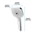 TOTO TBW02015U4 G Series 1.75 GPM Multifunction 4 inch Square Handshower with ACTIVE WAVE COMFORT WAVE and WARM SPA - TBW02015U4