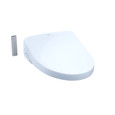 TOTO SW3046 WASHLET S500e Electronic Bidet Toilet Seat with EWATER+ Bowl and Wand Cleaning Contemporary Lid Elongated