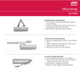 Corbin Russwin Corbin Russwin DC3210 Parallel Arm Mounting Grade 1 Surface Door Closer COR-DC3210