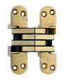 SOSS 218 Series Invisible Hinge 4-5/8 in. - Satin Brass (606) finish, 20-minute UL fire rated, 1-3/4 in. minimum door thickness