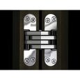 SOSS 101SS Invisible Hinge, Stainless Steel (1/2"-3/4" Minimum Door Thickness)