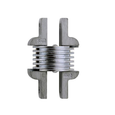 SOSS 106 CSM Invisible Hinge - 2-3/4" Concealed Surface Mount Hinge for Metal Applications