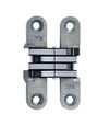 SOSS 204 Series Invisible Hinge 2-3/8" Unplated 204CUNP finish, open position showing nylon links, 1 pair