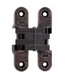 SOSS 216 Series 4-5/8 Inch Invisible Hinge in Oil Rubbed Bronze Lacquered (US10BL) - Front View