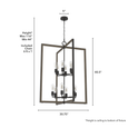 Hunter Woodburn 12 Light 30.5 Inch Foyer Pendant HL-FAML258