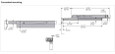 LCN LCN 2031 Pacer Concealed In Aluminum Frame, Heavy Duty Single Lever Track Closer - Plated Finish LCN-2031-PLATED