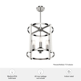 Hunter Astwood 4 Light Chandelier HL-FAMC51