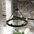 Hunter Saddlewood 6-Light Chandelier