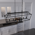 Hunter Laurel Ridge 6-Light Linear Chandelier