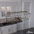Hunter Laurel Ridge 6-Light Linear Chandelier