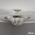 Hunter Perch Point 4-Light Semi-Flush Mount