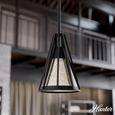 Hunter Rafner 1 Light Mini Pendant NB HL-FAML8322