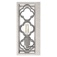 Hunter Gablecrest 1 Light Wall Sconce HL-FAML802