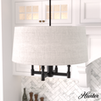 Hunter Briargrove 4-Light Shade Chandelier