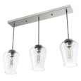 Hunter Vidria Clear Glass 1 Light 7.25 Inch Mini Pendant HL-FAML752