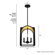 Hunter Dukestown 1 Light Wall Sconce HL-FAML822