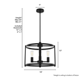 Hunter Astwood 4-Light Chandelier Hunter Astwood 4-Light Chandelier