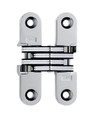 SOSS 208 Series Invisible Hinge, Bright Chrome finish, for 1" to 1-1/8" wood or metal doors