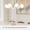 Hunter Lighting Hepburn 8 Light Chandelier