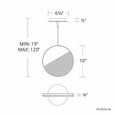 WAC Lighting PD-25410 Crescent LED Pendant